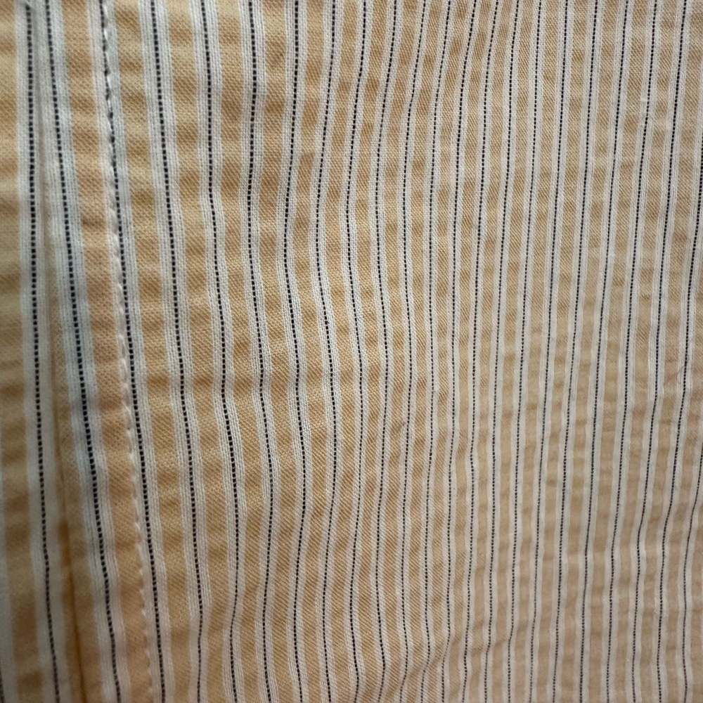 Vince Peninsula Stripe Short Sleeve Shirt Large - Picture 4 of 9